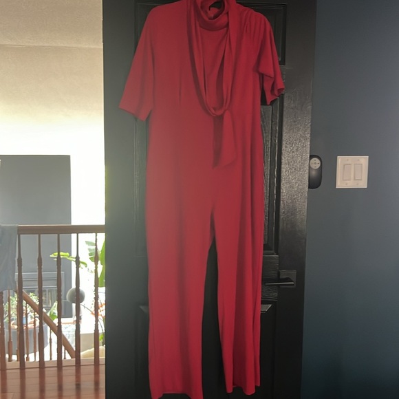Red jumpsuit - Picture 3 of 3